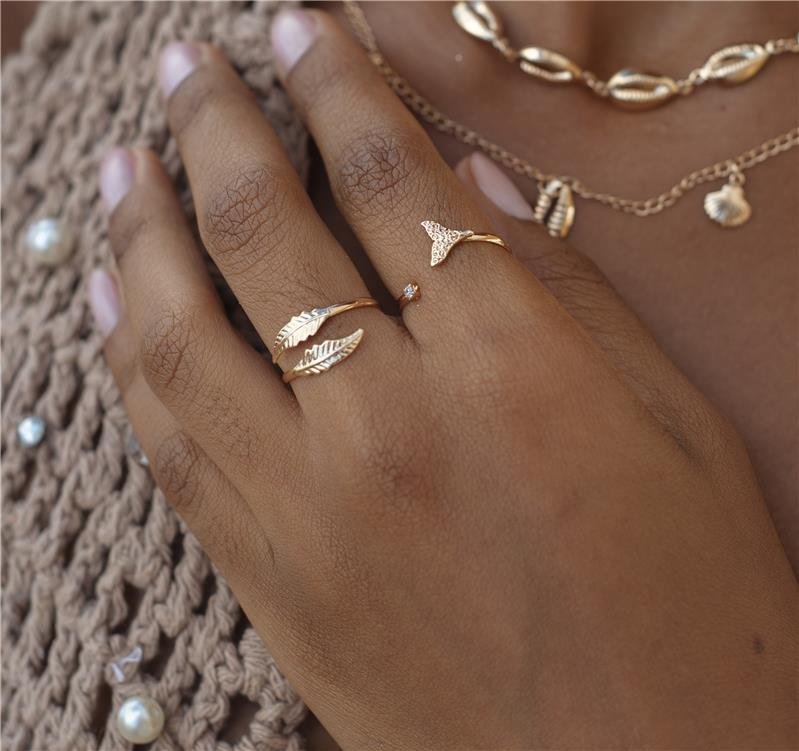 ANEL REGULÁVEL PONTO DE LUZ COM RABO DE SEREIA