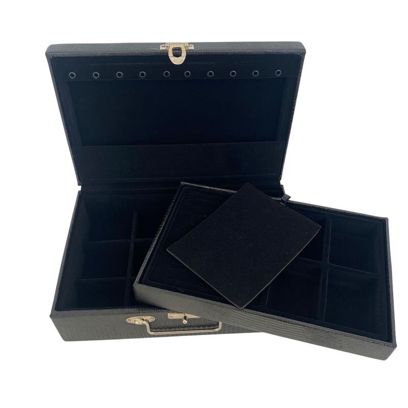 MALETA GRANDE PRETO TEXTURIZADO