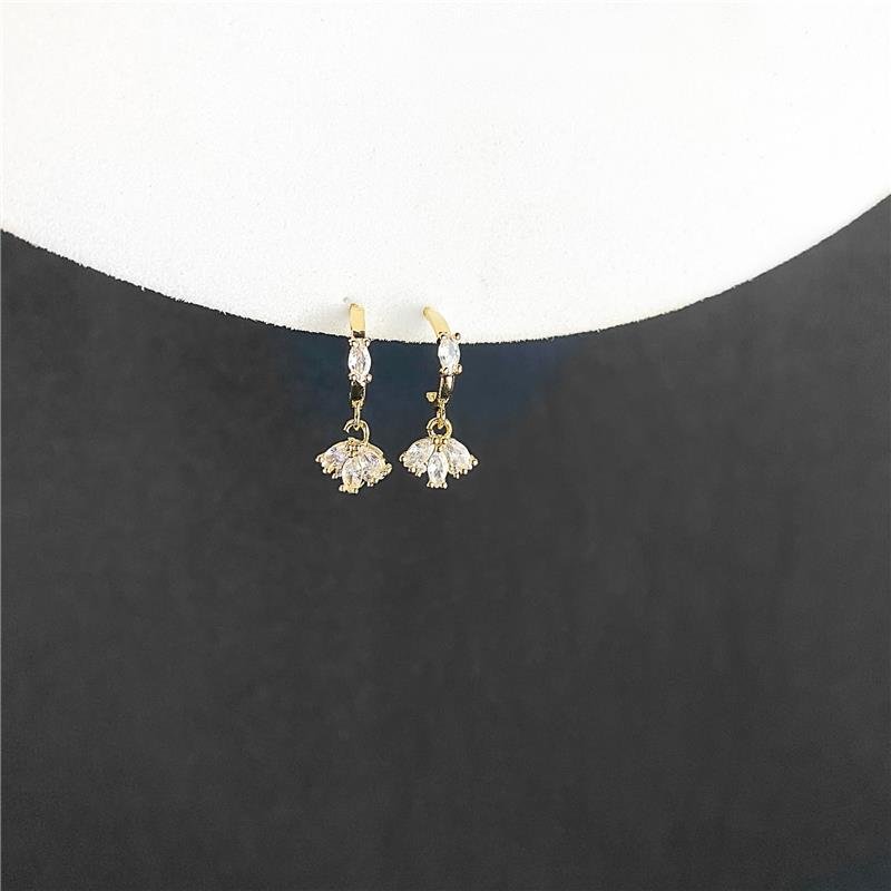 BRINCO ARGOLA PINGENTE COROA BANHO OURO 18K