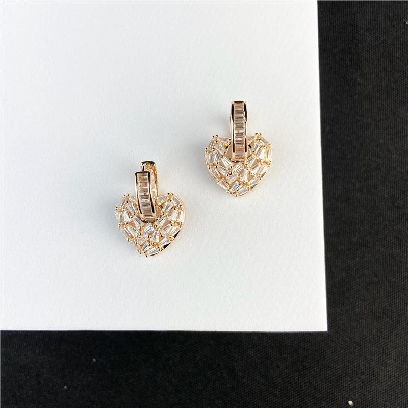  BRINCO ARGOLA CORAÇÃO 2 EM 1 BANHO OURO 18K