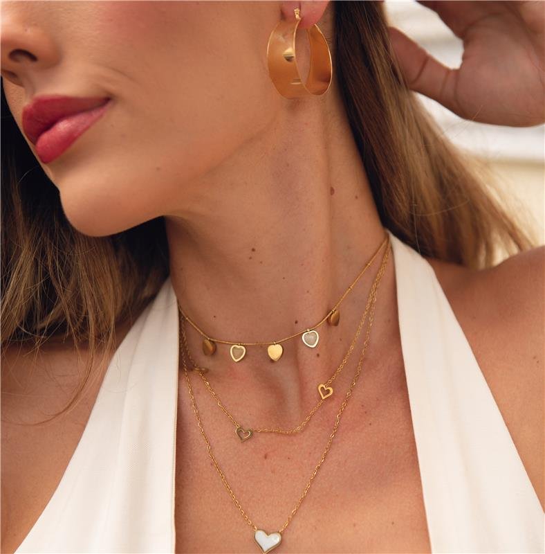 BRINCO OVAL MAXI BANHO OURO 18K