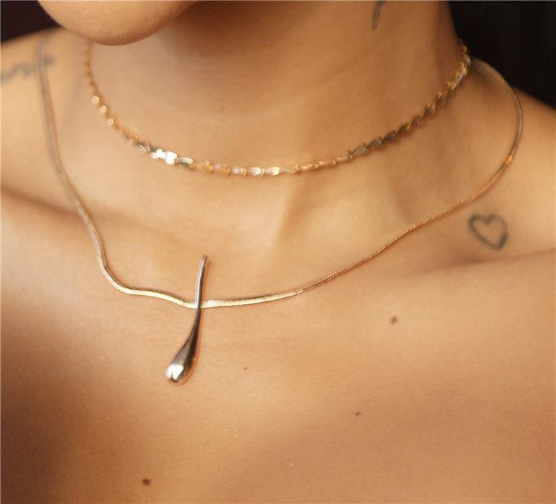 COLAR CHOKER ELO SETA BANHO OURO 18K