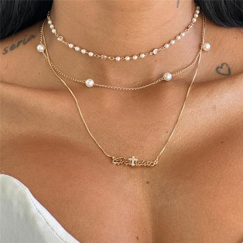COLAR BOLINHA PÉROLA BANHO OURO 18K