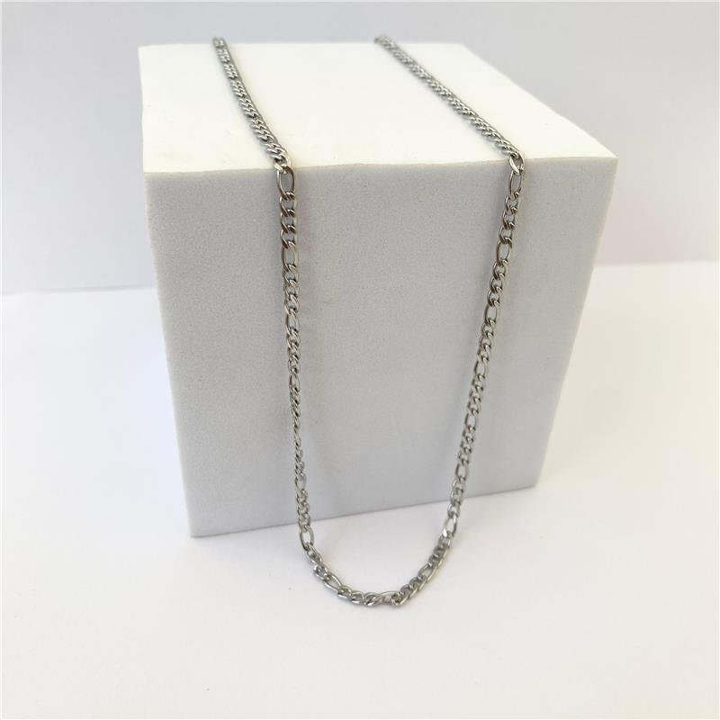 COLAR MASCULINO 3 EM 1 1MM 70CM AÇO INOXIDÁVEL 