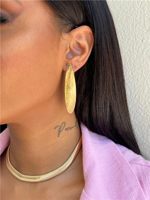 CHOKER DIAMANTADA 8MM GROSSA 30+10CM BANHO OURO 18K