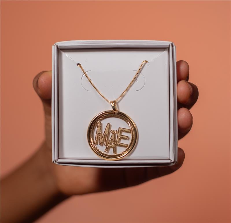  CONJUNTO MÃE BANHO OURO 18K