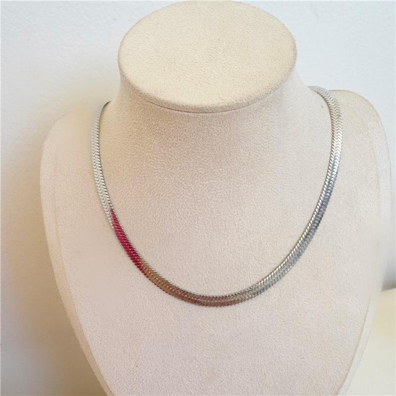 COLAR CHOKER DIAMANTADA MÉDIA EM AÇO INOXIDÁVEL