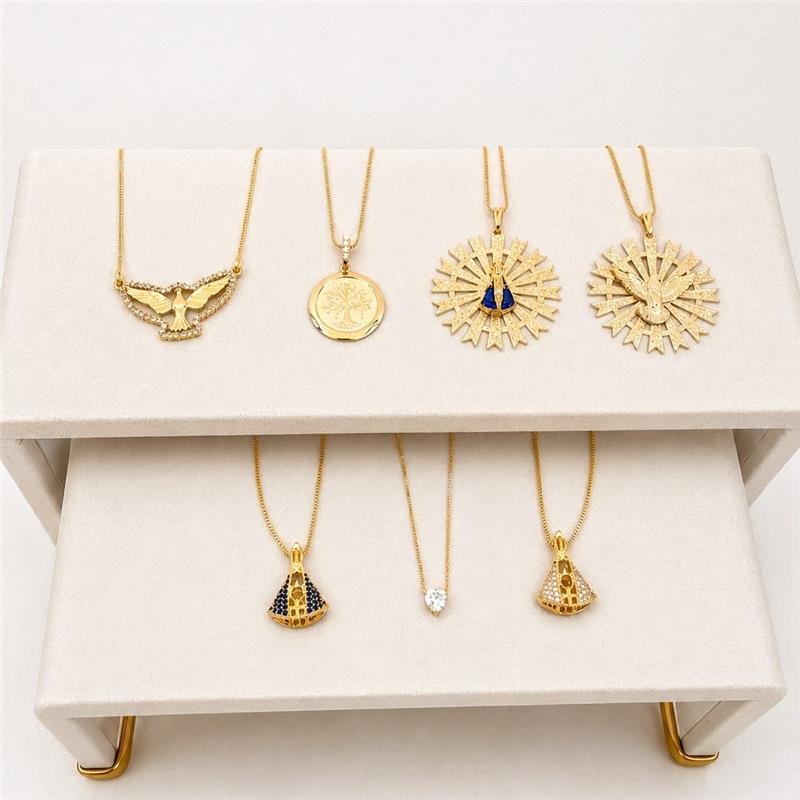 COLAR ÁRVORE DA VIDA BANHO OURO 18K