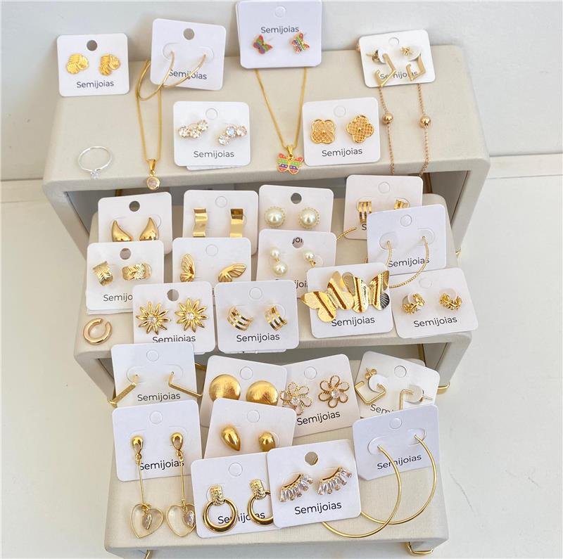 KIT INDEPENDÊNCIA PRONTO 31 SEMIJOIAS + FRETE GRATIS 