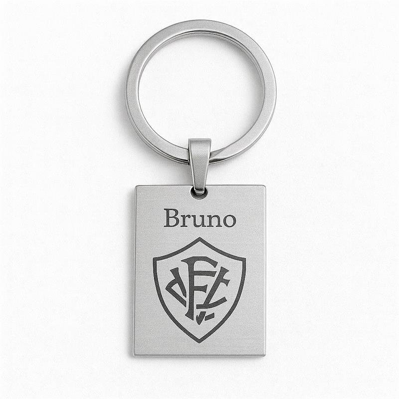 CHAVEIRO PERSONALIZADO NOME, DATA, FRASE OU SIMBOLO AÇO INOXIDÁVEL 