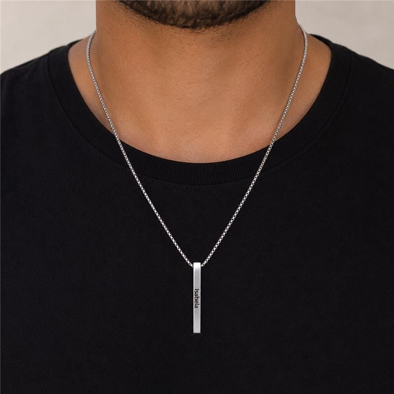 COLAR PLAQUINHA ATÉ 4 NOMES PERSONALIZADO AÇO INOXIDÁVEL