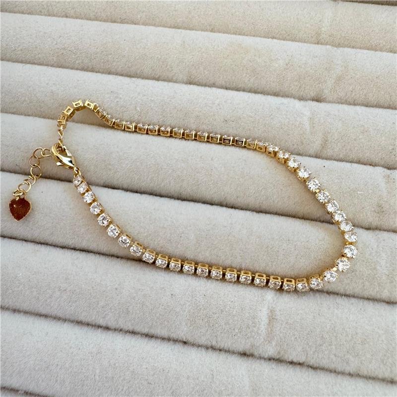 PULSEIRA INFANTIL RIVIERA BANHO OURO 18K