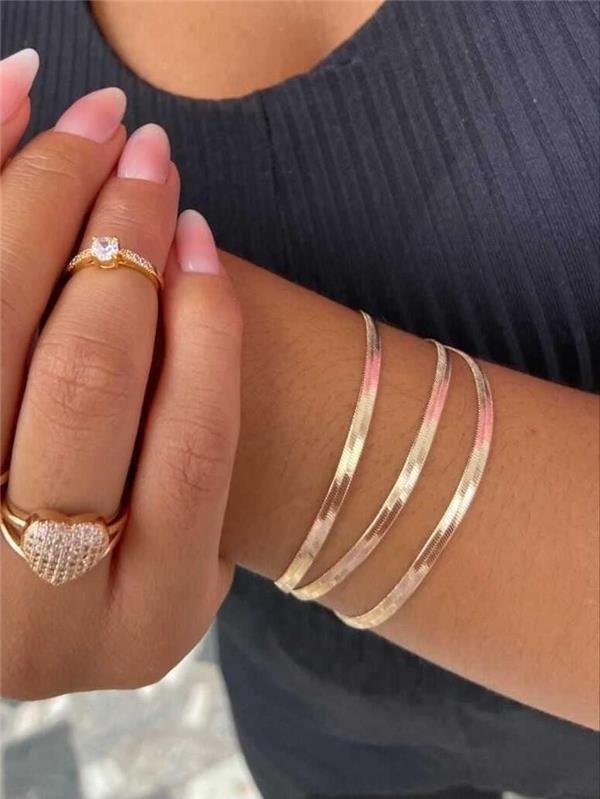 PULSEIRA DIAMANTADA BANHO OURO 18K 