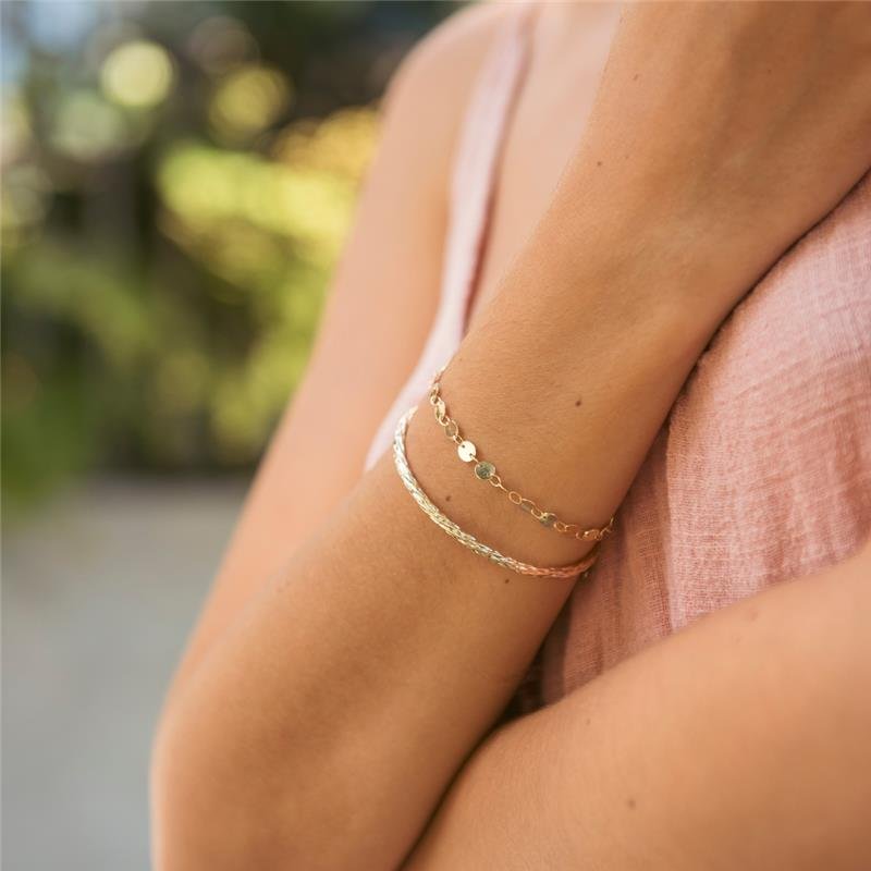 PULSEIRA EFEITOS BANHO OURO 18K