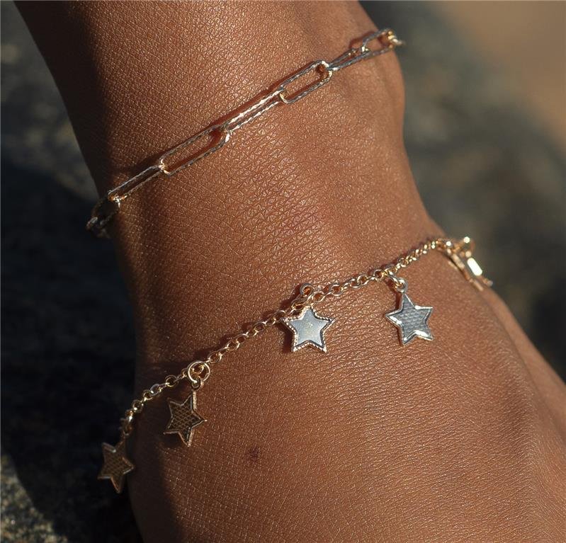 PULSEIRA ELOS BANHO OURO 18K