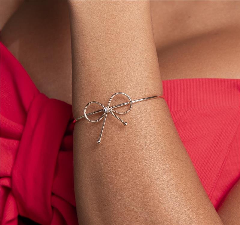 PULSEIRA BRACELETE LAÇO BANHO OURO 18K
