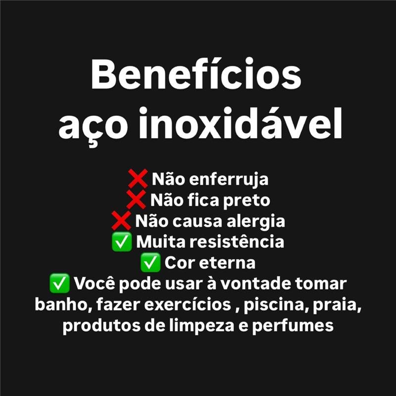 PULSEIRA MASCULINA ELO CADEADO EM AÇO INOXIDÁVEL 