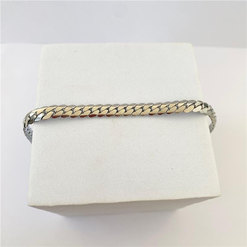 PULSEIRA MASCULINA GRUMET DUPLO EM AÇO INOXIDÁVEL