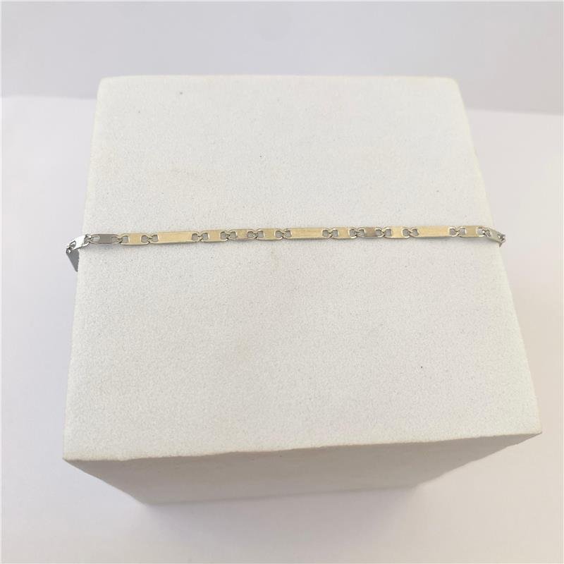 PULSEIRA MASCULINA ELO AMERICANO EM AÇO INOXIDÁVEL 
